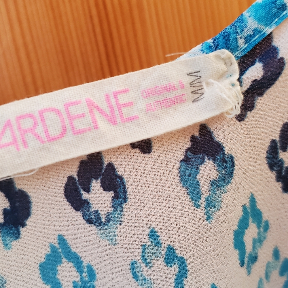 Ardene Blue Ruffled Camisole - Picture 2 of 7